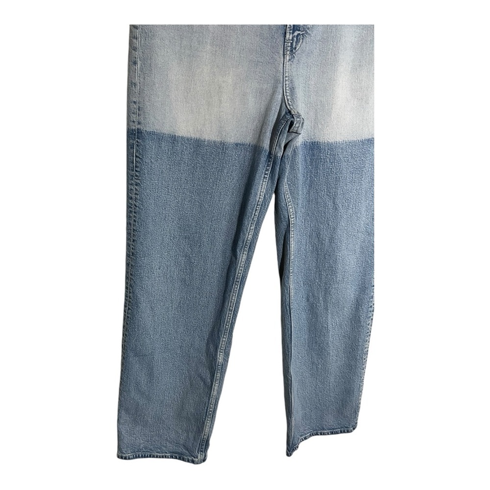 H&M Jeans Womens Size 8 Loose Straight Ankle Light Wash Denim High Rise - Picture 3 of 14
